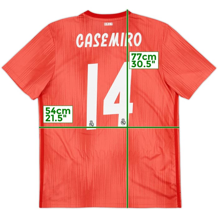 2018-19 Real Madrid Third Shirt Casemiro #14 - 8/10 - (L)