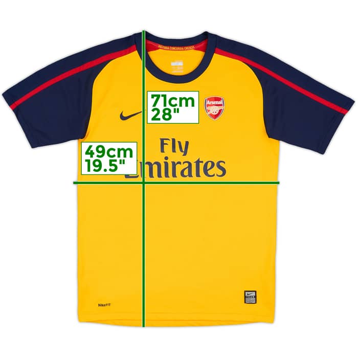 2008-09 Arsenal Away Shirt - 9/10 - (XL.Boys)