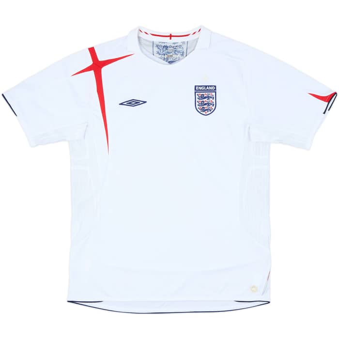 2005-07 England Home Shirt - 5/10 - (L)