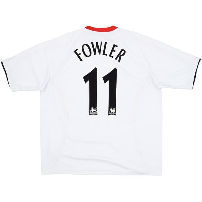 2005-06 Liverpool Away Shirt Fowler #11 - 8/10 - (XL)