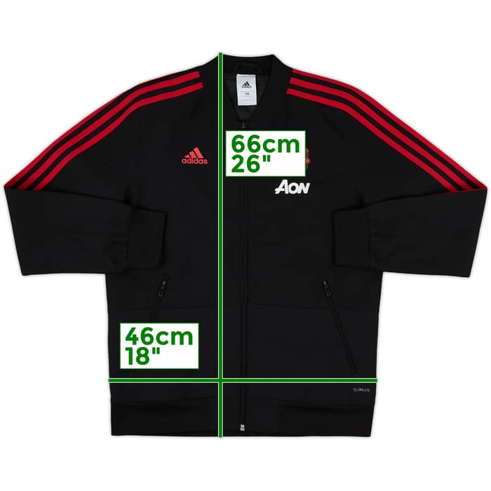 2018-19 Manchester United adidas Track Jacket - 9/10 - (M.Boys)