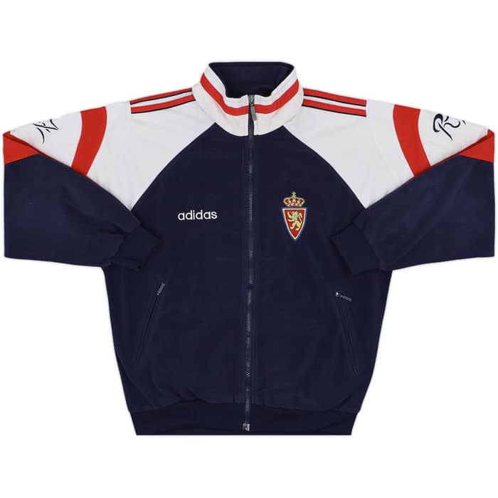 1997-98 Real Zaragoza adidas Track Jacket - 8/10 - (S)