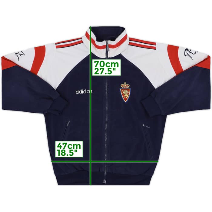 1997-98 Real Zaragoza adidas Track Jacket - 8/10 - (S)