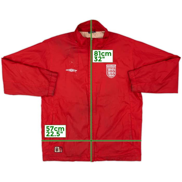 2005-06 England Umbro Rain Jacket - 5/10 - (S)