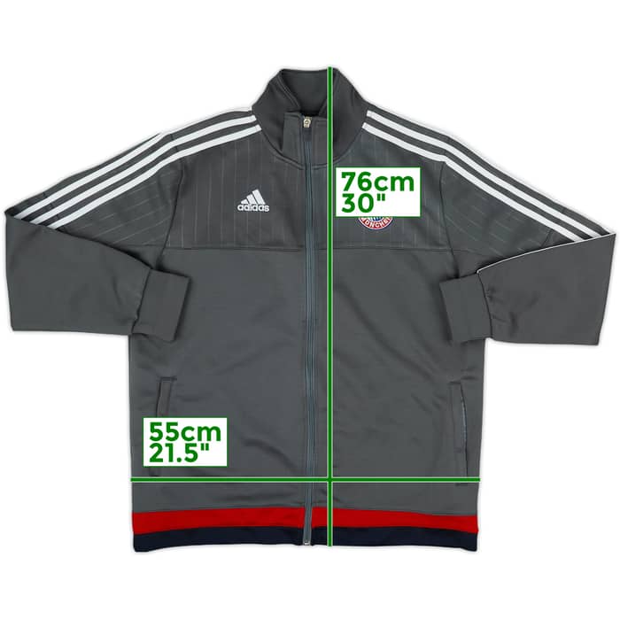 2015-16 Bayern Munich adidas Track Jacket - 8/10 - (L)
