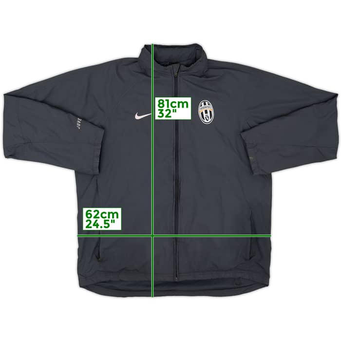 2008-09 Juventus Nike Hooded Track Jacket - 9/10 - (L)