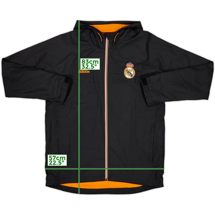 2013-14 Real Madrid adidas Hooded Track Jacket - 6/10 - (XL)