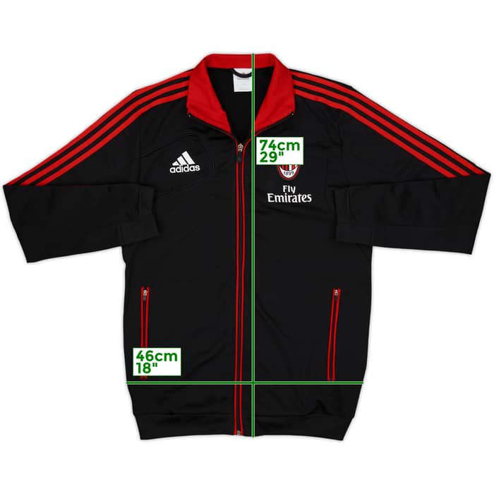 2012-13 AC Milan adidas Track Jacket - 9/10 - (M)