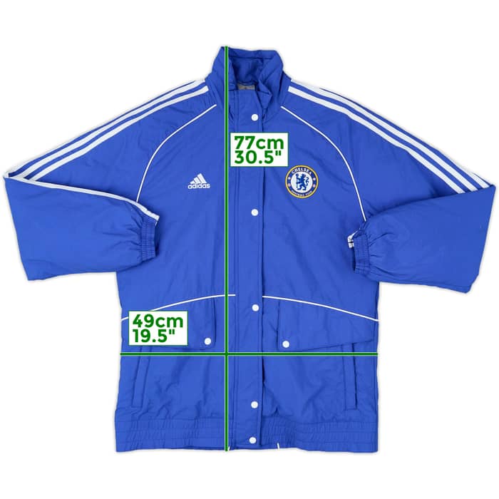 2008-09 Chelsea adidas Bench Coat - 8/10 - (L)