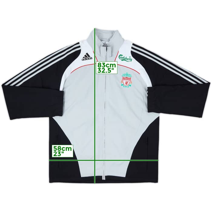 2008-09 Liverpool adidas Track Jacket - 7/10 - (L)