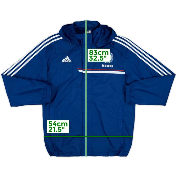 2013-14 Chelsea adidas Hooded Rain Jacket - 5/10 - (L)