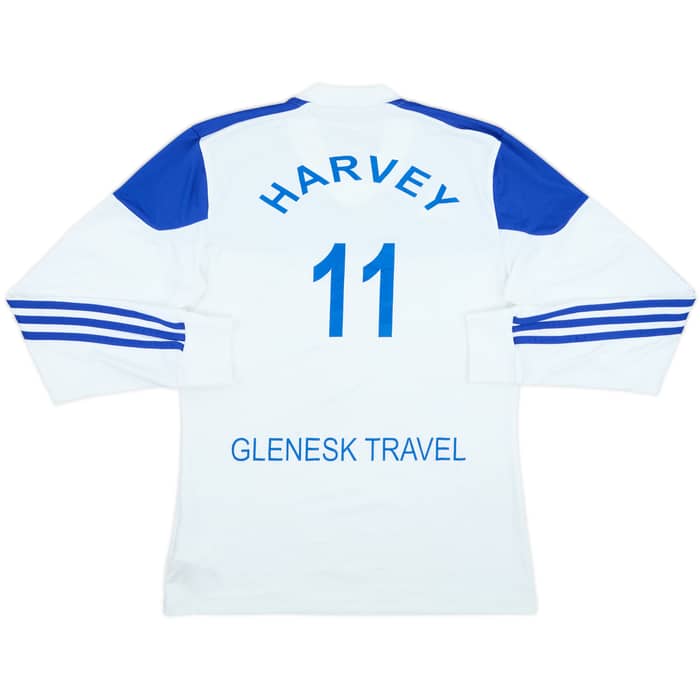 2012-13 Edzell Athletic Home L/S Shirt Harvey #11 - 5/10 - (S)