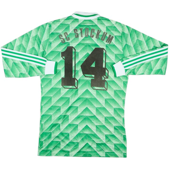 1988 adidas 'Ipswich' Template 'SC Stockum' L/S Shirt #14 - 8/10 - (L)