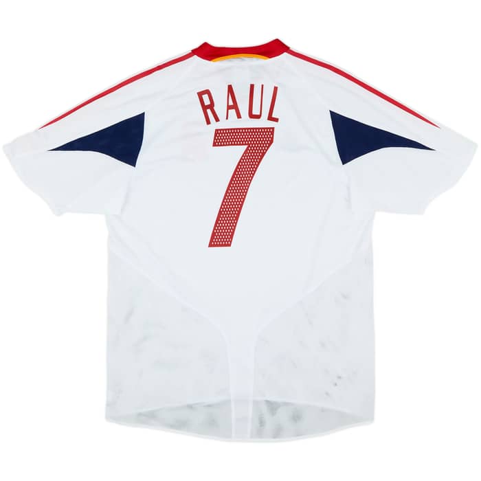 2004-06 Spain Away Shirt Raul #7 - 8/10 - (L)