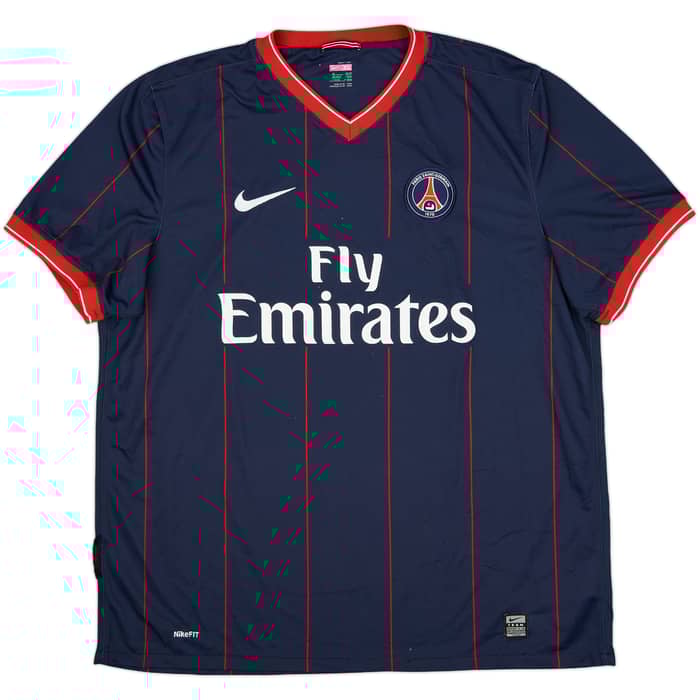 2009-10 Paris Saint-Germain Home Shirt Makelele #4 - 7/10 - (XL)