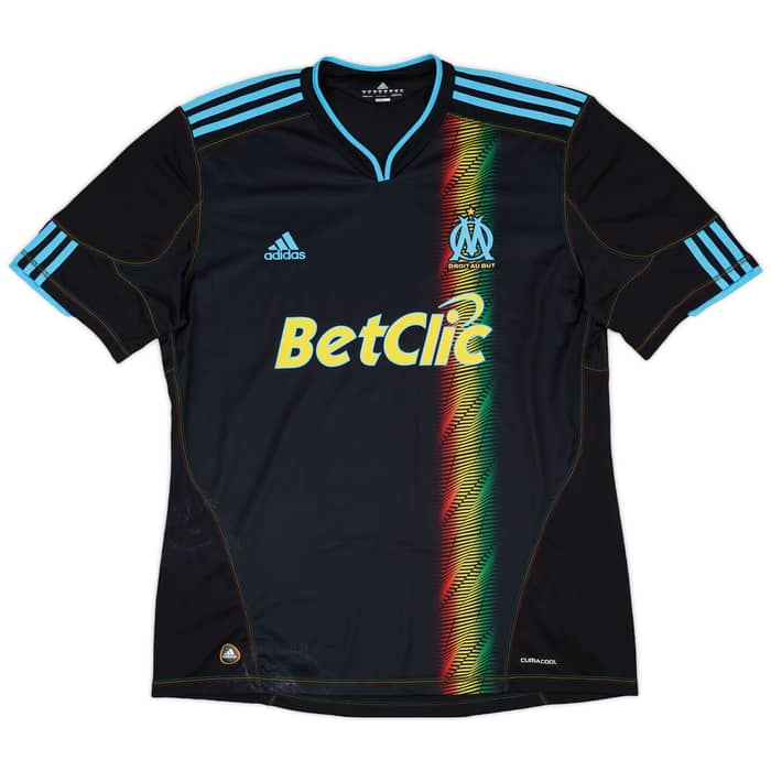 2010-11 Olympique Marseille Third Shirt Lucho #8 - 6/10 - (XL)