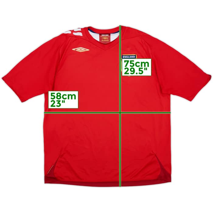 2006-08 England Away Shirt - 5/10 - (XL)