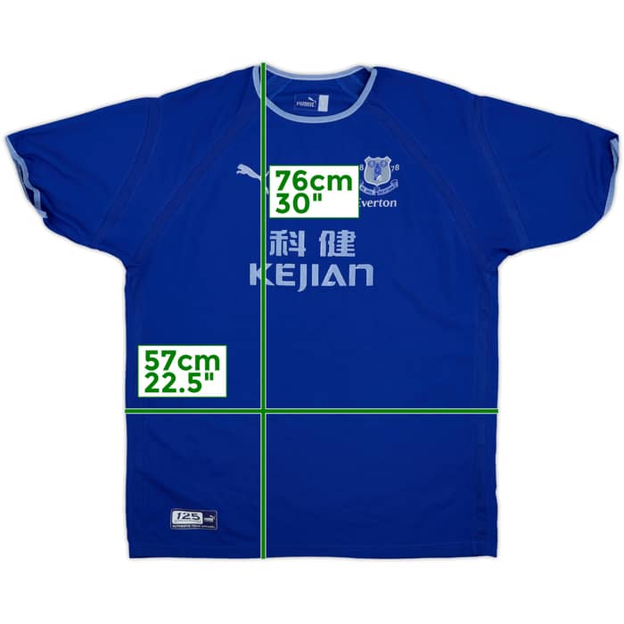 2003-04 Everton Home Shirt - 4/10 - (L)