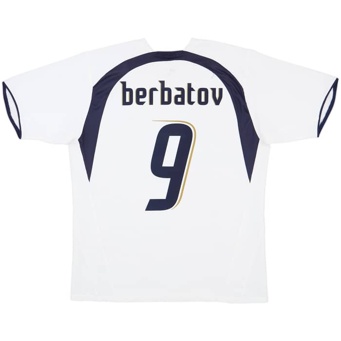 2006-07 Tottenham Home Shirt Berbatov #9 - 8/10 - (L)