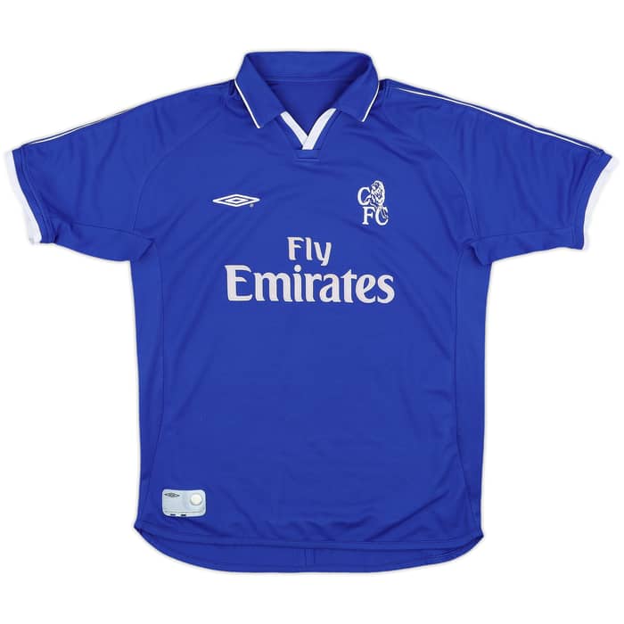 2001-03 Chelsea Home Shirt - 8/10 - (L.Boys)