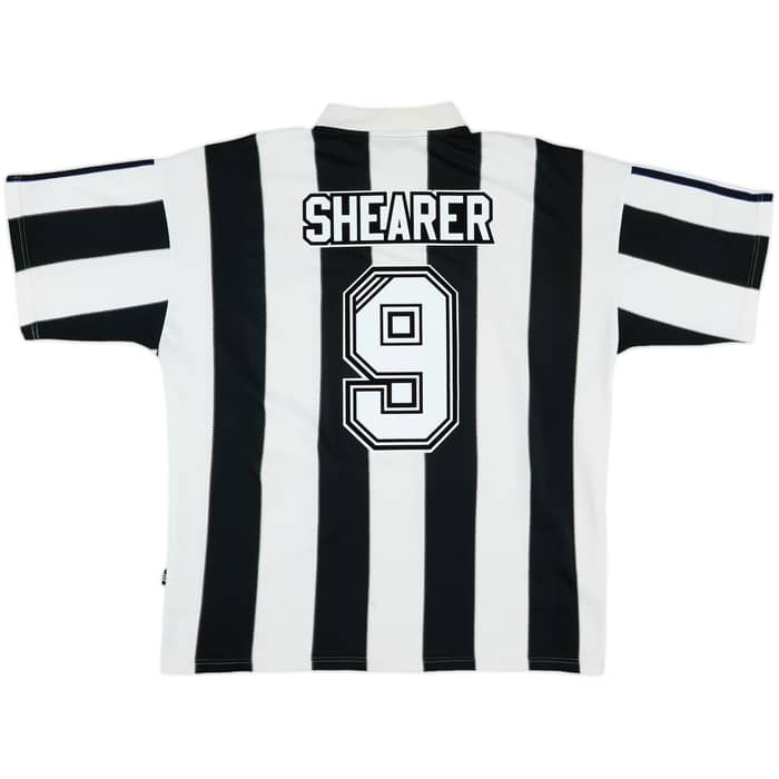 1995-97 Newcastle Home Shirt Shearer #9 - 8/10 - (XL)