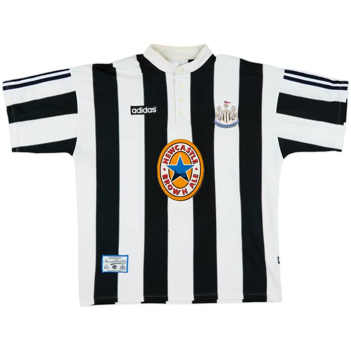 1995-97 Newcastle Home Shirt Shearer #9 - 8/10 - (XL)