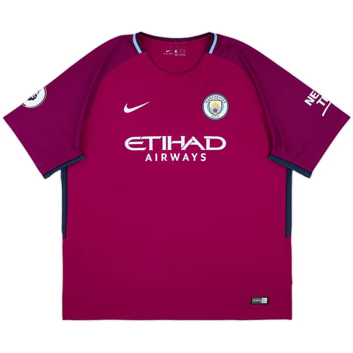 2017-18 Manchester City Away Shirt Kompany #4 - 8/10 - (XXL)