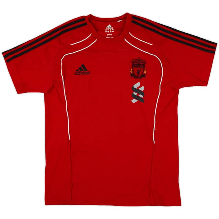 2010-11 Liverpool adidas Cotton Tee - 8/10 - (M)
