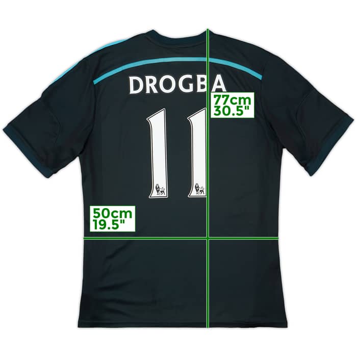 2014-15 Chelsea Third Shirt Drogba #11 - 5/10 - (XL)