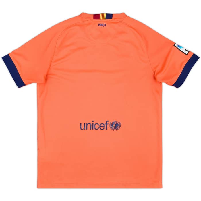 2014-15 Barcelona Away Shirt - 6/10 - (XL.Boys)
