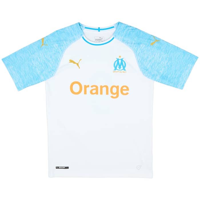 2018-19 Olympique Marseille Home Shirt Balotelli #9 - 10/10 - (S)