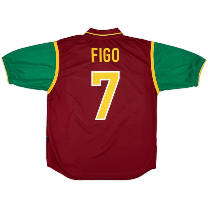 1999-00 Portugal Home Shirt Figo #7 - 10/10 - (L)