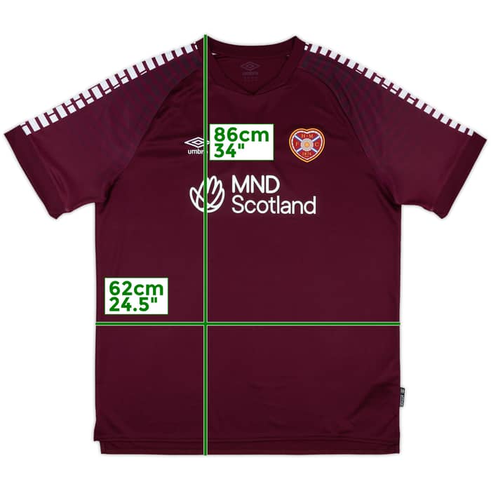 2023-24 Hearts 'Poppy' Home Shirt - 10/10 - (XXL)