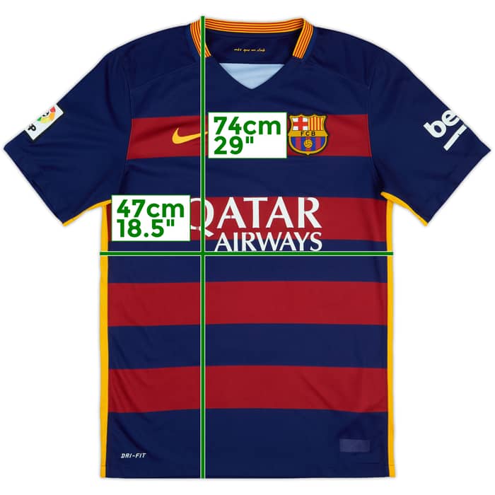 2015-16 Barcelona Home Shirt - 5/10 - (S)