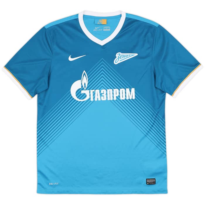 2013-14 Zenit St. Petersburg Home Shirt - 9/10 - (L)