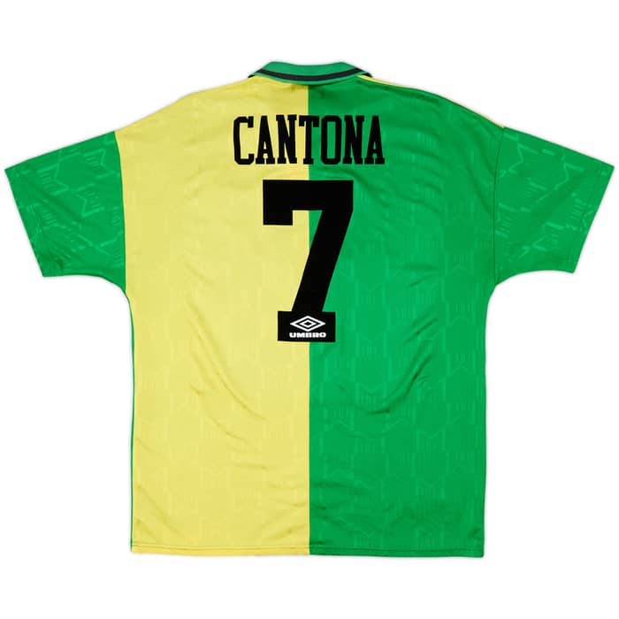 1992-94 Manchester United Third Shirt Cantona #7 - 8/10 - (XL)