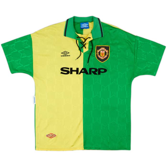 1992-94 Manchester United Third Shirt Cantona #7 - 8/10 - (XL)