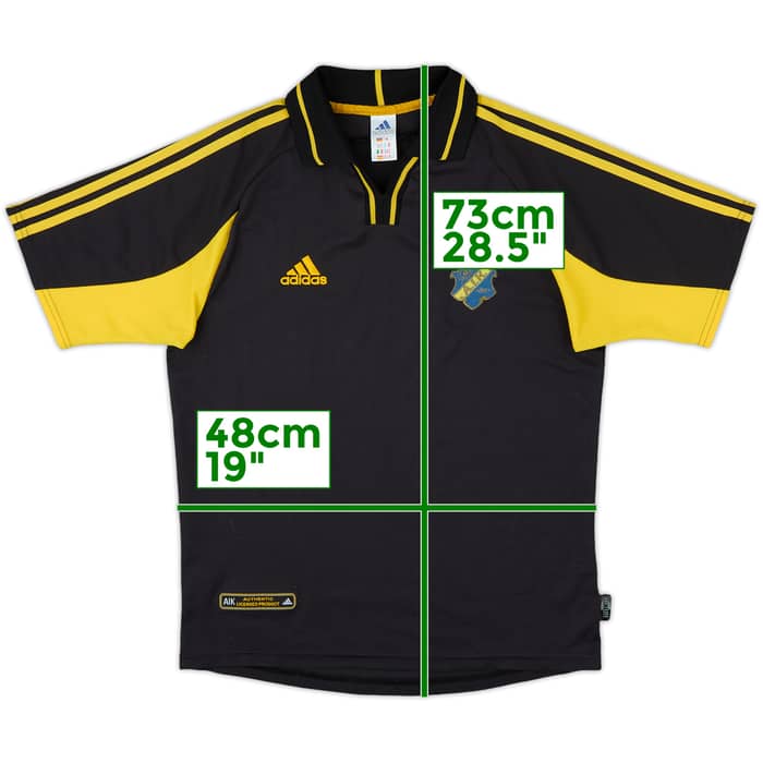 2000-02 AIK Stockholm Home Shirt - 8/10 - (S)
