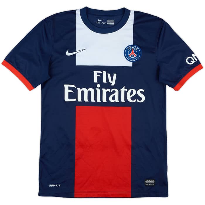 2013-14 Paris Saint-Germain Home Shirt Beckham #23 - 7/10 - (S)