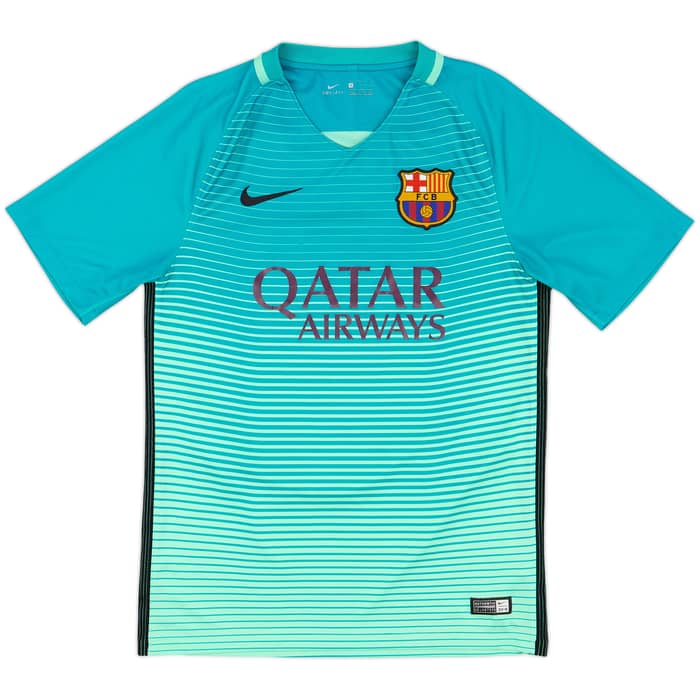 2016-17 Barcelona Third Shirt Suarez #9 - 8/10 - (S)