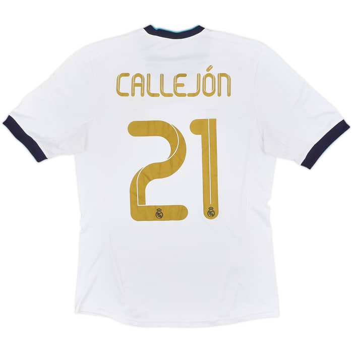 2012-13 Real Madrid Home Shirt Callejon #21 - 8/10 - (M)
