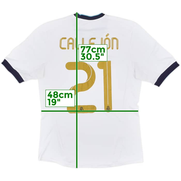 2012-13 Real Madrid Home Shirt Callejon #21 - 8/10 - (M)