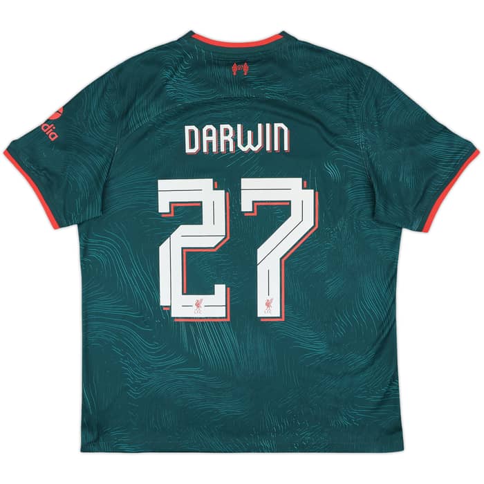 2022-23 Liverpool Third Shirt Darwin #27 - 9/10 - (XL)