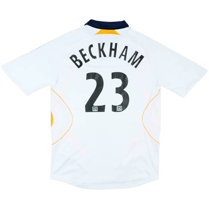 2007-08 LA Galaxy Home Shirt Beckham #23 - 5/10 - (M)