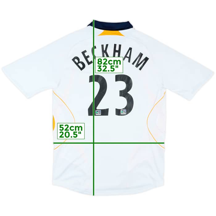 2007-08 LA Galaxy Home Shirt Beckham #23 - 5/10 - (M)