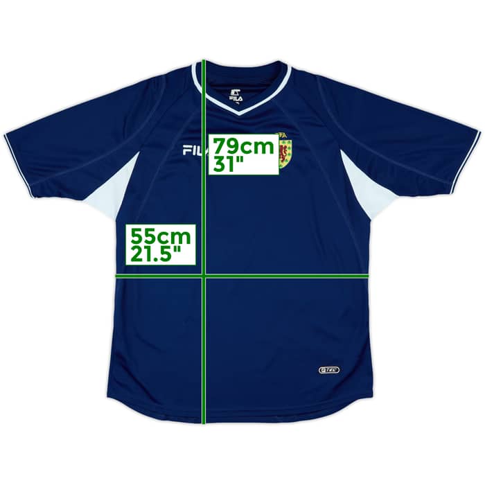 2000-02 Scotland Home Shirt - 8/10 - (L)