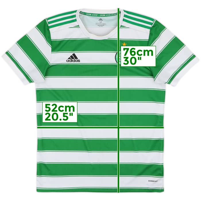 2021-22 Celtic Home Shirt - 6/10 - (M)