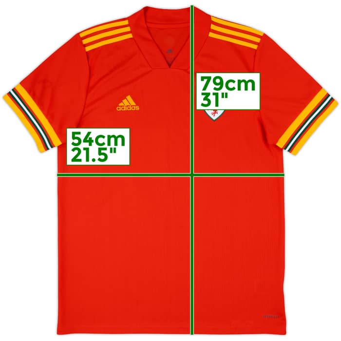 2020-21 Wales Home Shirt - 9/10 - (L)