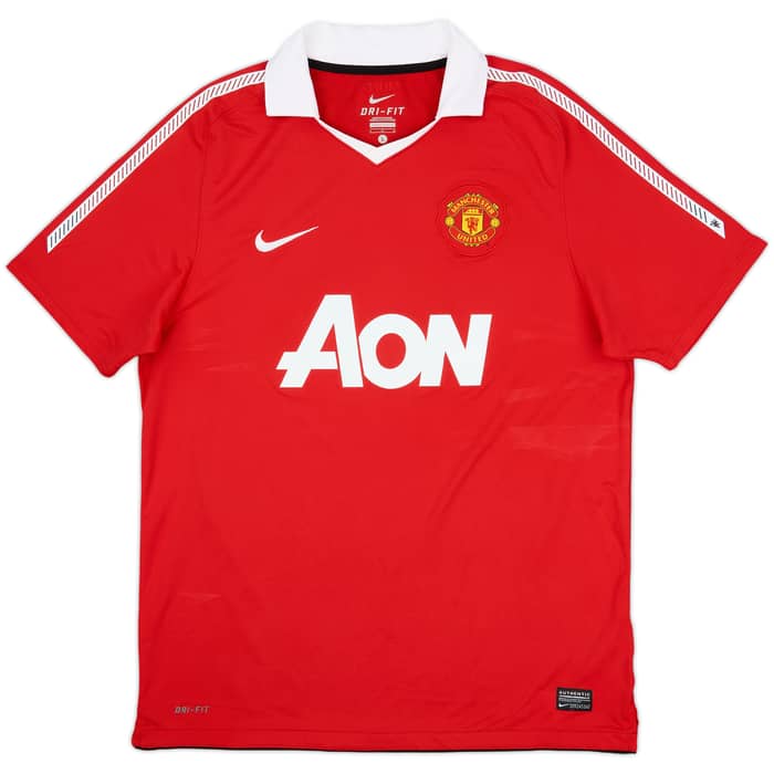 2010-11 Manchester United Home Shirt Rooney #10 - 7/10 - (L)