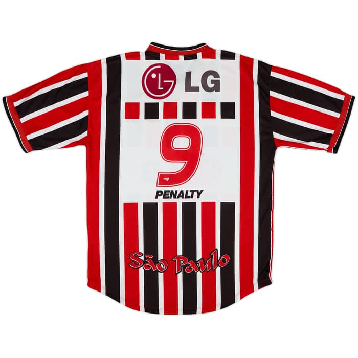 2001 Sao Paulo Away Shirt #9 - 8/10 - (L)